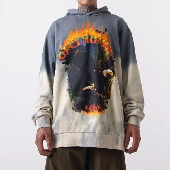 Bhm Oversize Ofcl Homme Eagle Printed Gradie... Size L - Picture 1 of 8